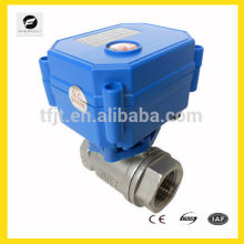 DC5V 2 vias 1/2 &quot;válvula elétrica do motor válvula de controle automático para água potável, HVAC, medidores de cartão IC